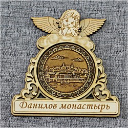 Магнит из бересты ангел "Данилов монастырь". Москва