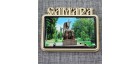 Магнит со смолой прямоугольный горизонтальный "Памятник Петра и Февроньи" Самара