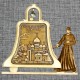 Магнитное укр. монах с колоколом "Богоявленский мужской монастырь" 