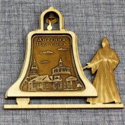  Магнитное укр. монашка с колоколом "Борисоглебский женский монастырь "