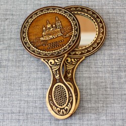 Зеркало с ручкой "Софийско-Успенский собор и колокольня"