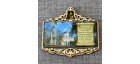 Магнит со смолой прям с колокольчиком "Свято-Троицкий Кафедральный собор" Калуга