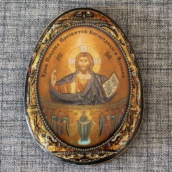 Магнит из смолы яйцо "Храм Покрова Пресвятой Богородицы в Ясеневе"