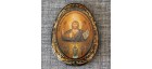 Магнит со смолой яйцо "Иисус Храм Покрова Пресвятой Богородицы в Ясеневе" Москва