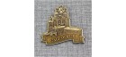 Магнит из бересты резной с золотом "Свято-Успенский Кафедральный собор" Смоленск
