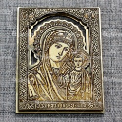 Икона "Пресвятой Богородицы "Казанская" (золото)