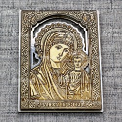 Икона "Пресвятой Богородицы "Казанская" (серебро)