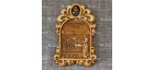 Магнит из бересты арка с колокольчиком "Успенский собор+монах". Омск