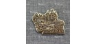 Магнит из бересты резной с золотом ажурный 3вид'Свято-Успенский Кафедральный собор" Смоленск
