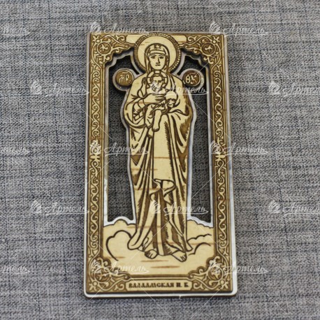 Икона "Валаамская Богородица" (серебро)
