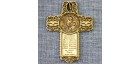 Магнит из бересты крест с колокольчиком "Пресвятая Богородица "Казанская""Преславная…"