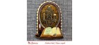 Магнит из бересты книга+свеча цв "Храм Покрова Пресвятой Богородицы в Ясеневе" г Москва