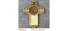 Магнит из бересты крест с кол-м "Св.Н.С." "Храм Успения Божией Матери в Печатниках"