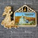 Магнит со смолой прям ангел с колокольчиком "Богородице-Табынский монастырь" осень Уфа