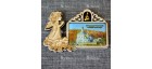 Магнит со смолой прям ангел с колокольчиком "Богородице-Табынский монастырь" осень Уфа