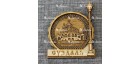 Магнит из бересты фонарь "Покровский монастырь". Суздаль