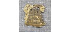 Магнит из бересты резной с золотом "Храм Покрова Пресвятой Богородицы" Саратов