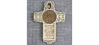 Магнит из бересты крест с колокольчиком "Св.Н.С. "Храм на крови"