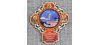 Магнит со смолой (цвет) крест "Тобольский кремль"