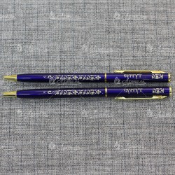Ручка металлическая синяя "Сургут"