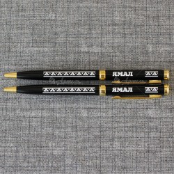 Ручка металлическая черная "Ямал"