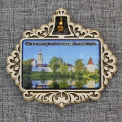 Магнит со смолой прям малый с кол-ком "Св-Пафнутьев Боровский монастырь"