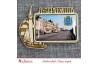 Магнит со смолой прям парус "Вид города" Астрахань