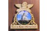 Магнит со смолой круг ангел "Храм на Крови" Екатеринбург
