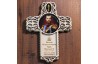 Магнит со смолой крест с колокольчиком "Николай II Храм на Крови" Екатеринбург