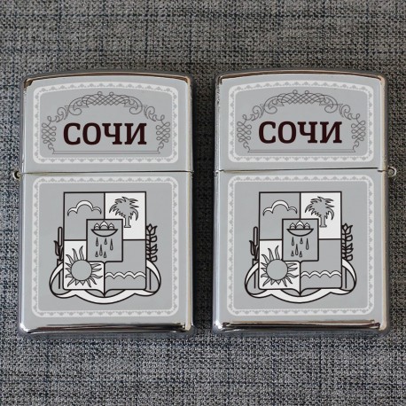 Зажигалка "Герб". Сочи